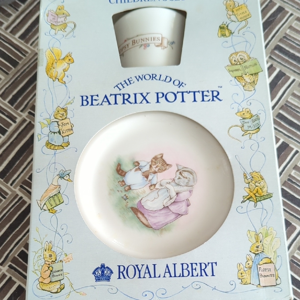 Royal Albert Beatrix Potter Children's Plate and Cup Set